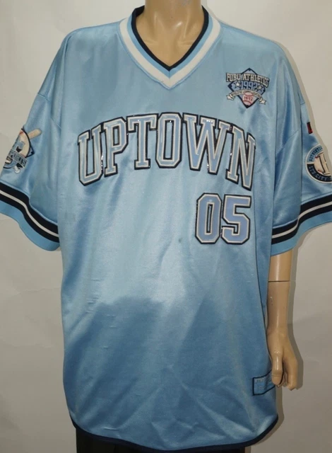 Maillot Fubu Athletics Uptown 05 - Édition Limitée 1992 - Taille S - Blanc