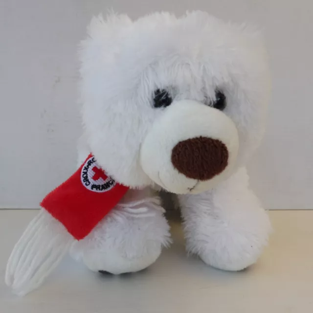 Doudou Peluche Ours Polaire Croix Rouge Francaise