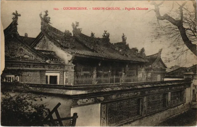 CPA AK VIETNAM COCHINCHINA Saigon-Cholon - Chinese Pagoda (60583)