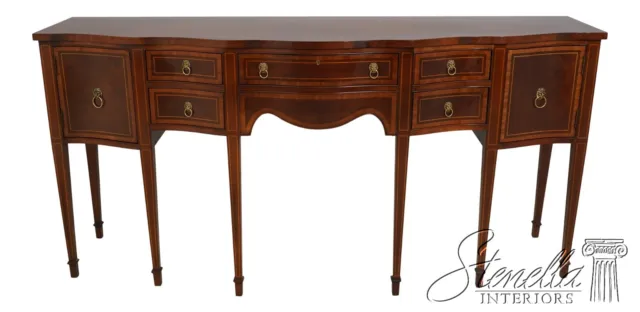 62857EC: HICKORY CHAIR Federal Style Extra Long Mahogany Sideboard