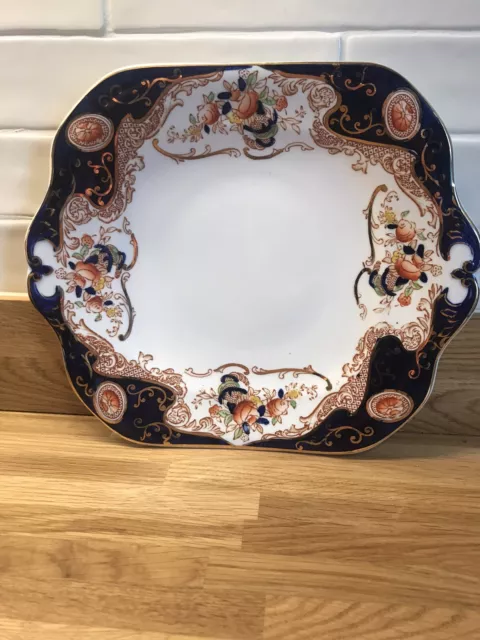 Antique Wood & Sons ROYAL England Imari cake plate