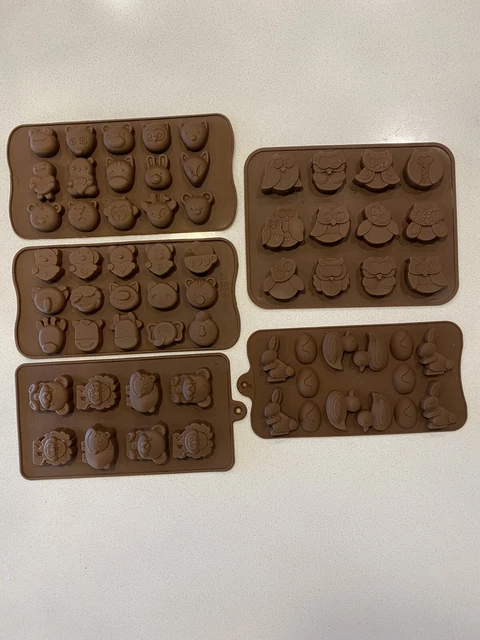 Molde de silicona chocolate 5 variedades