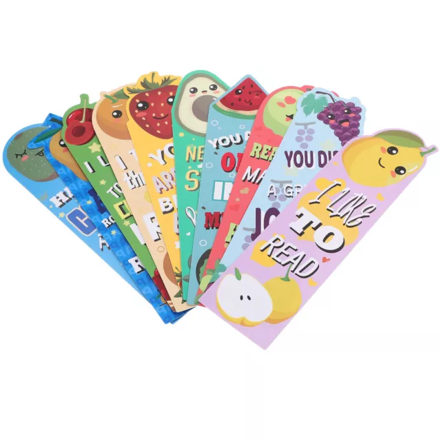 30 Fruit Scented Cartoon Bookmarks - Scratch & Sniff - Educational-MG