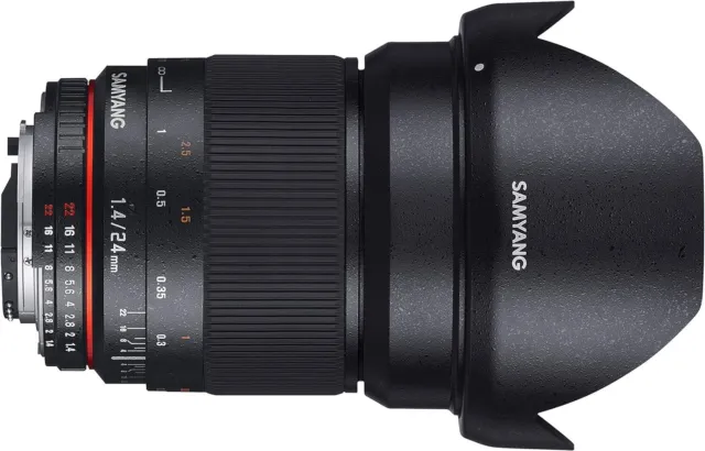 Samyang 24 mm / 1,4 ED AS IF UMC  Objektiv für Samsung NX - neuwertig