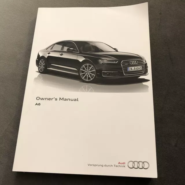 Audi A6 Owners Pack / Handbook / Manual With Wallet 2014-2018 (2016)!