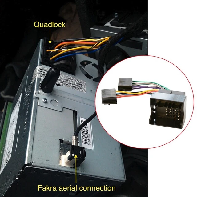 Câble de Commutation Adaptateur ISO D'Autoradio pour Opel Astra H Corsa C A4337