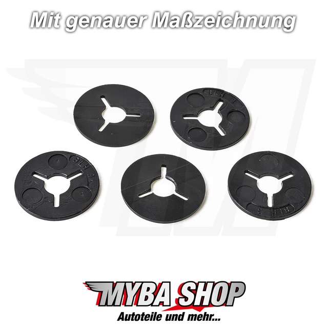 10x Sécurisation Borne Essuie-Glace Clips en Plastique pour VW Audi 6N0129355