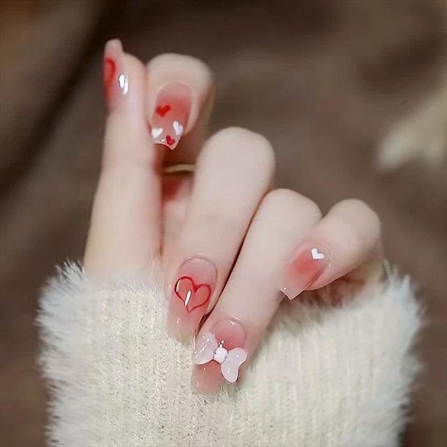 Couverture complète Artificiel Faux clou Faux ongles Appuyez sur les ongles