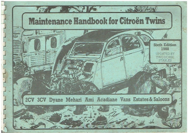 CITROËN 2CV, AMI & DYANE オーナーズマニュアル Ami Dyane Citroen