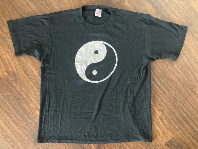 VINTAGE 1990s Yin Yang T Shirt XL SINGLE STITCH USA