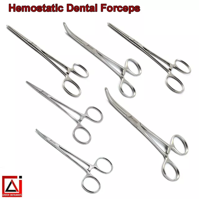 Hemostatic Forceps Locking Pliers & Medical Tissue Suture Operating Scissors