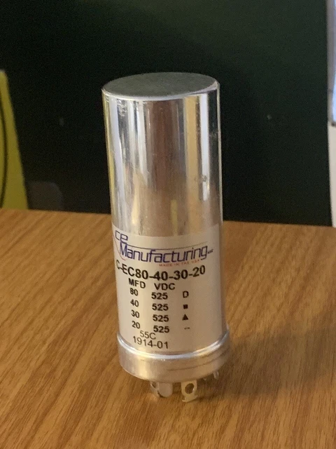 Can Capacitor 40/20/20/20 µF @ 525 VDC For McIntosh, Scott & Fisher Tube Amplifiers | Vintage Audio Replacement Part