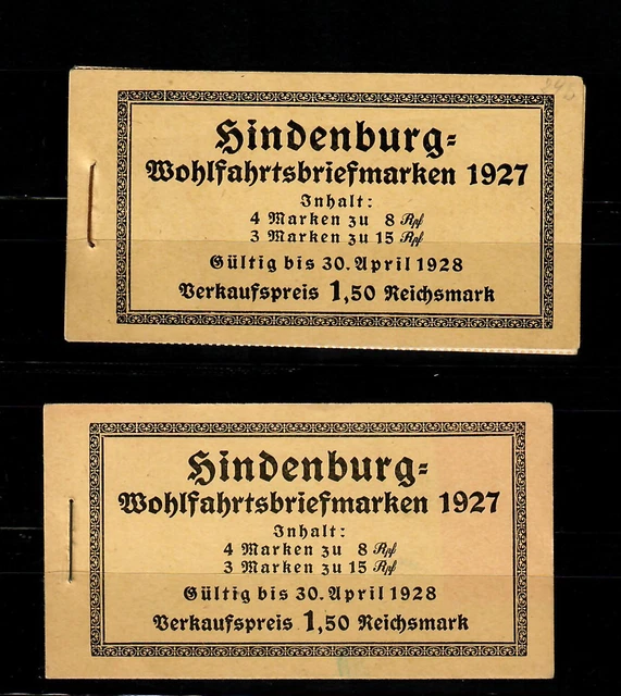 DR: MiNr. MH 24.2 A+B, Markenheftchen, postfrisch, **
