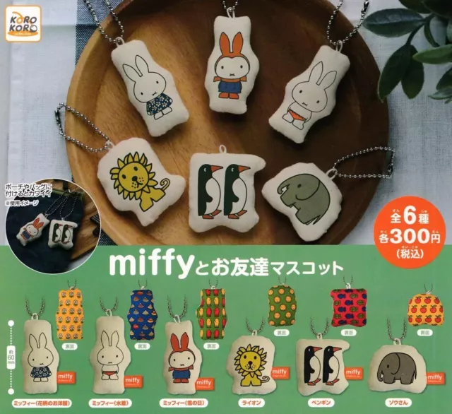 Mascota de Miffy miffy y sus amigos (reventa) [juego de 6 tipos...