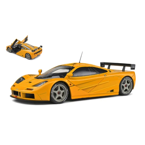 MC LAREN F1 GTR SHORT TAIL 1996 ORANGE PAPAYA 1:18 Solido Auto Stradali