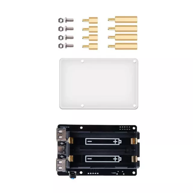 With RTC Uninterruptible Power Supply Battery Charger For Raspberry Pi 4B/3B+/3B