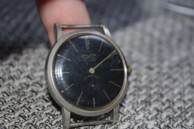 Davar Handaufzug Vintage Uhr