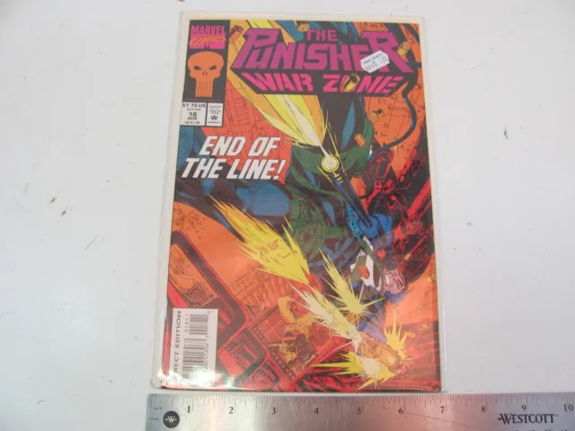 Punisher War zone #18 Comic Book 1993 Marvel Comics Direct