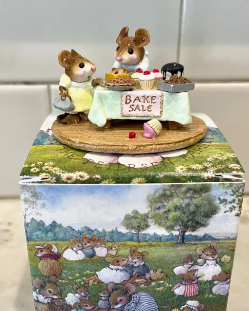 Wee Forest Folk M-220 MOUSEY'S BAKE SALE 1996 MNT
