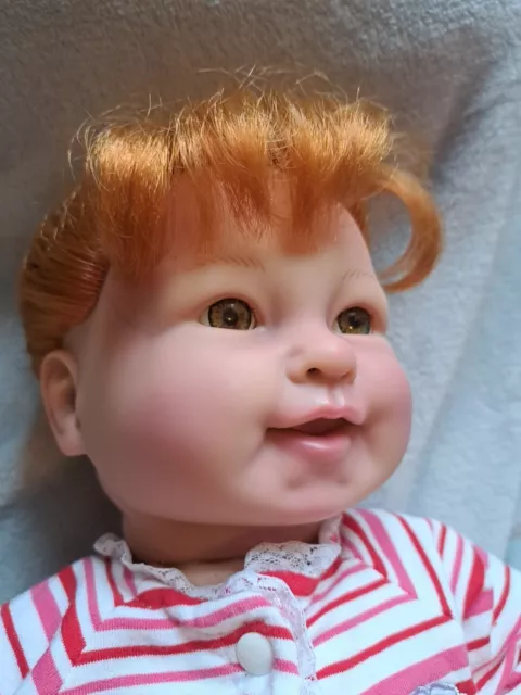 Baby So Real Realistic Doll Soft Bodied Posable Not Reborn New Cute 16" Red hair 3