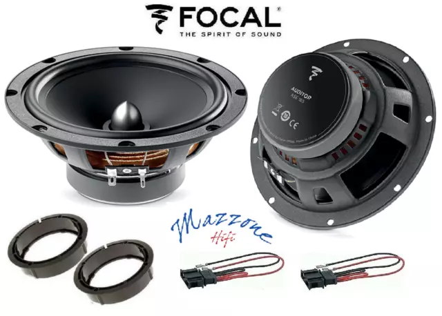 FOCAL Paire Woofer Extrait à Partir De Set Ase 165 Groupe VW Avec Brkt / Conn VA