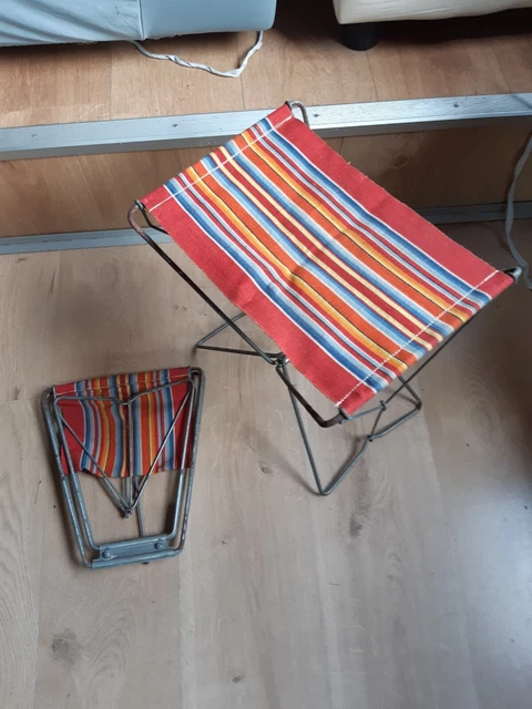 Chaise de jardin vintage pliable - 1970 - (3 pièces) - Jardin & Plantes