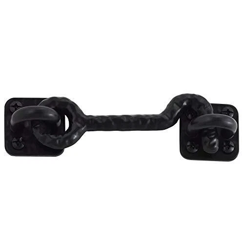 Sliding Barn Door Cast Iron Hook Latch Lock Texture Vintage Country Rustic