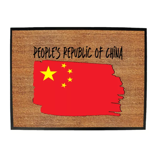 Peoples Republic Of China Country Flag Nationality -  Novelty Doormat