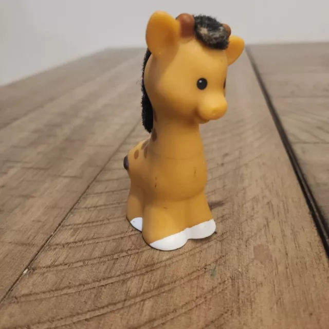 Fisher Price Little People Fuzzy Fur Head Giraffe With Mouse