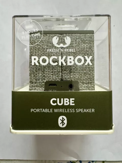 Fresh`n`rebel Rockbox Cube Fabriq Edition Bluetooth Lautsprecher