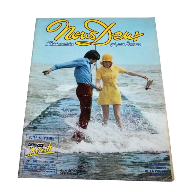 MAGAZINE / REVUE NOUS DEUX n° 1307 / 1972 vintage + Flash Annie ...