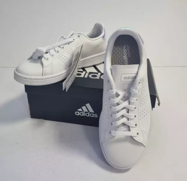 ADIDAS ADVANTAGE WHITE Size 3.5 UK 25.99 PicClick UK