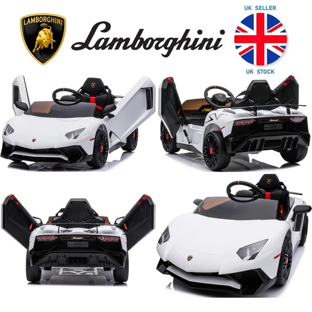 NEW LICENSED Aventador SV 12V Kids Ride on Car with Remote