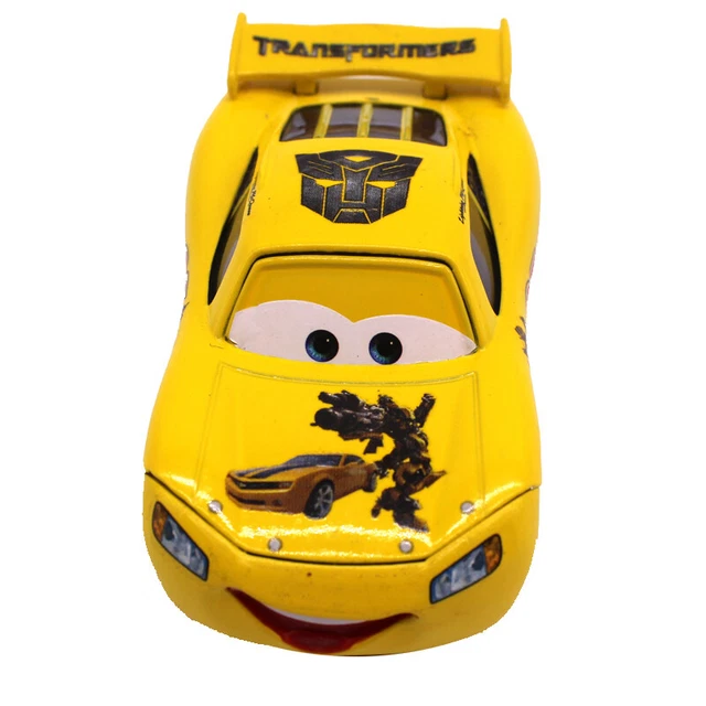 DISNEY PIXAR CARS Transformers Bumblebee 155 Diecast Model Car Toys