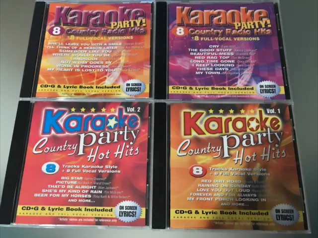 KARAOKE THE VERY BEST OF KARAOKE HITS SET 7 CDG/MP3+G BONUS DVD - cds / dvds  / vhs - by owner - electronics media sale