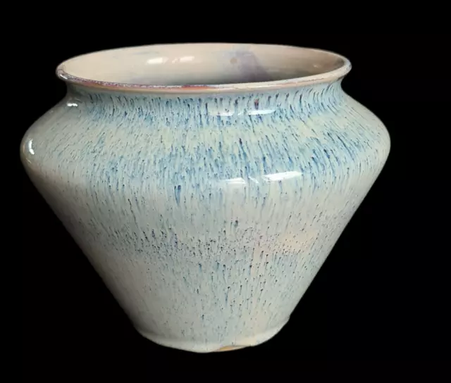 Cobridge Stoneware Blue/Green Vase In The Style Of Ruskin