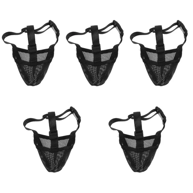 5 pz bocca cane elastica design a rete esterna antimorso cane