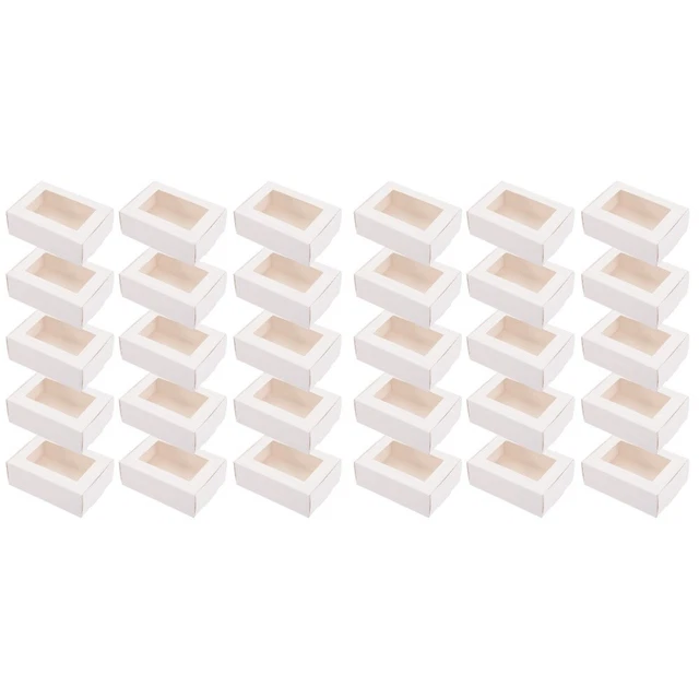 60 pz confezione scatola di sapone fatta a mano buccia manuale piccolo cartone
