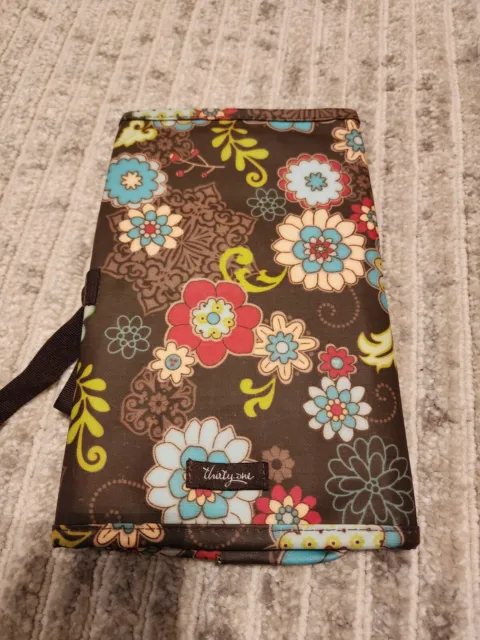 Thirty One Fold and Go Organizer Tri Fold Note Pad Planner Calendar Floral