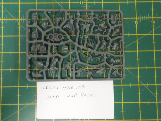 Warhammer 40K Chaos Lord Con Jump Pack In Metallo - Games Workshop - Nuovo In Scatola Sigillata