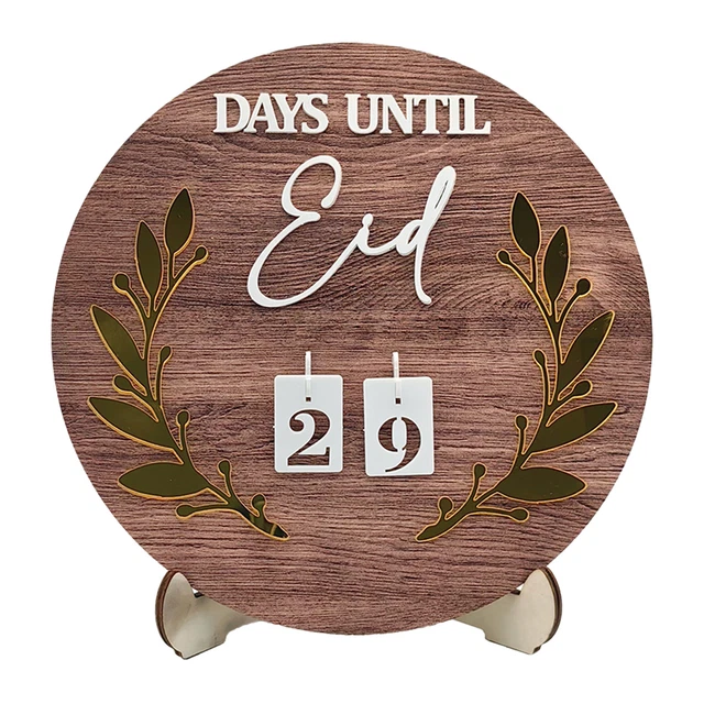 REUSABLE EID ADVENT Calendar Decoration DIY Eid 2024 Countdown Calendar