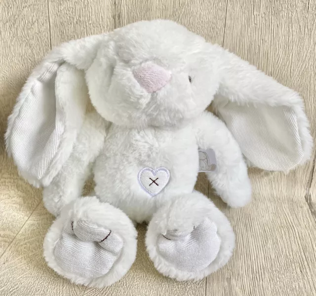 CHAD VALLEY SNUGGLE Bunny White Rabbit Soft Toy Comforter Plush 11 ...