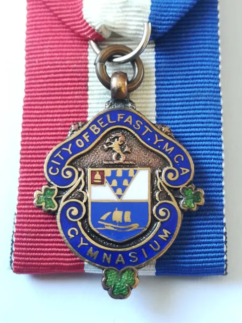 1927 City Of Belfast Y.M.C.A. Gymnasium, H. Downey Medal.