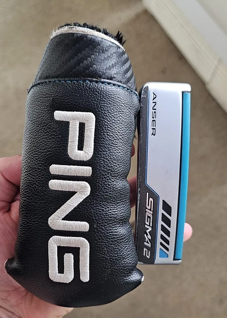 PING SIGMA 2 Anser Platinum Putter 34inch black dot- headcover 