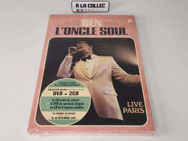 Ben L'Oncle Soul Live Paris - Collector Deluxe Edition Limitée DVD + 2 CD - NEUF