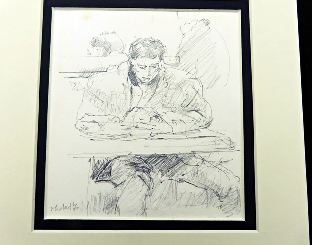 Croquis Original Signé James McCartney 11x14 - Certifié COA Paul McCartney - Pièce Collector