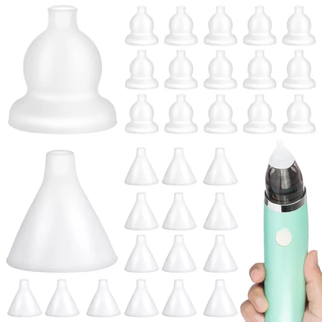 40 Pcs Nasal Aspirator Replacement Tips Silicone As Shown in Pictures