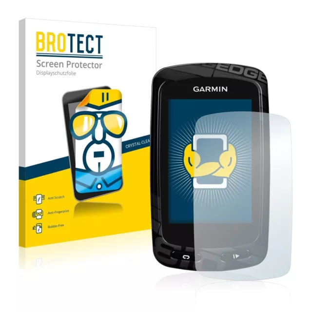 Garmin Edge 810 GPS , 2x BROTECT® HD-Clear Screen Protector Hard coated