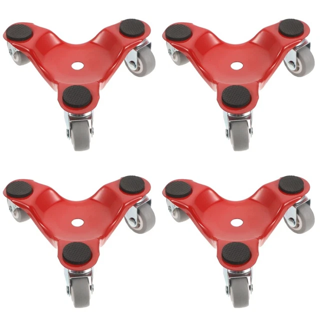 4x metallo carrello piccolo con ruote carrello per moto