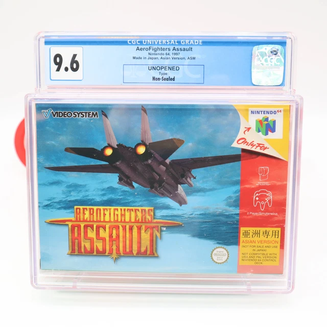 Jogo Aero Fighters Assault - N64 (Japonês
